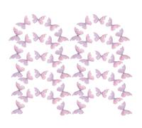 Alipis 100pcs Mini Tulle Double Layer Butterfly Hair Clips Rhinestone Butterfly Barrettes for Teens Women Ancient Costume Hair Accessories