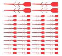 Alipis 100pcs Red Fire Extinguisher Pull Pins Plastic Tamper Seal Zip Ties - Anti-tamper Fire Safety Pull Pins for Equipment Security and Maintenance