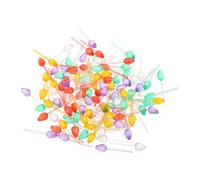 Alipis 100pcs Replacement Light Bulb Long Tail Mini Plastic | Twistknot Structure, Easy Removal for Holiday Projects, Indoor Decorations and Door Frames, Personalizable