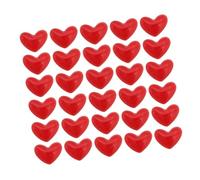 Alipis 100pcs Resin Heart Charms Flatback DIY Jewelry Making Supplies for Bracelets Necklaces Earrings Crafting Beginner-friendly Romantic Resin Bead Embellishments for Valentines Day