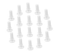Alipis 100pcs White Nylon Push Type Retainer Clips Car Panel Fasteners Plastic Expansion Rivet Bumper Trim Replacement Smooth Surface Low Noise