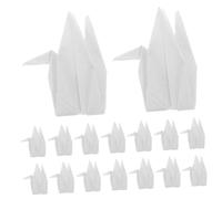 Alipis 100pcs White Premade Origami Paper Cranes Pre-Folded Folding Paper Crafts for Wedding Party Decorations DIY Bird Garlands Bridal Shower Table Centerpiece Lightweight Indoor Outdoor