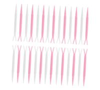 Alipis 100Pcs Y-shape Double-fold Eyelid Forks for Makeup Eye Lift Skin-friendly Cosmetic Tools for Women Comfortable Instant Hooded Eyes Eyelid Tape Applicator Random Colors Random Color