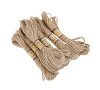 Alipis 10pcs 2mm 3-ply Natural Jute Rope 10m Multipurpose DIY Craft Twine for Handmade Decorations, Wrapping, Gardening and Home Decor