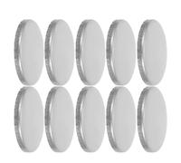 Alipis 10pcs 40mm Decorative Post Topper Round End Caps for Metal Tubing Outdoor Handrail End Caps for Deck Railing Fence Rail Garden Balustrade Covers