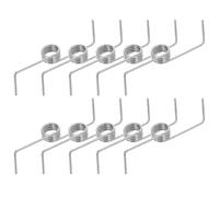 Alipis 10Pcs Adjustable Torsion Springs for Trash can Lid Replacement Parts Durable Metal Springs Compatible with Press Cover Rubbish Bins for Home and Commercial Use