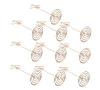 Alipis 10pcs Airplane Design Photo Holders Memo Clips for Centerpieces Table Place Card Holders for Events Home and Office Secure and Easy to Use Rose Gold Finish