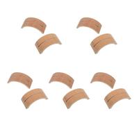 Alipis 10pcs Bamboo Semicircle Bracket round Fan Holder for Chinese Style Folding Fan Retro Style for Cooling Quiet Bedroom Use