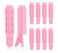 Alipis 10pcs Bangs Roller Hair Curler Grip Cling Root Clips for Curly Hair Volume DIY Styling Tools