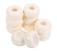 Alipis 10pcs Beige Flat round Replacement Bottle Caps for Essential Oil Bottles and Aromatherapy Enhanced Durability with Ergonomic Shape Minimalist Pp Material Lid for Home Decor