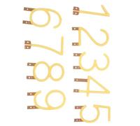 Alipis 10pcs Decorative Number LED Filament Light up Numbers and Luminous Silhouettes, Plastic Material, Modular Format for Home Use and Bedtime Stories, Easy to Store