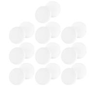 Alipis 10pcs Disposable White Sponge Shoe Cleaning Wipes for Leather Shoes, Soft round Shape, Will Not Scratch, Create Shining Surface, for Household Cleaning