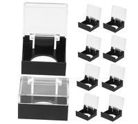 Alipis 10pcs Emergency Stop Button Covers Push Button Guard Protectors Dustproof Switch Caps Debris Resistant Safety Shields for Industrial Control Panels