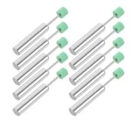 Alipis 10pcs Green Hydraulic Damper Soft Close Lid Closer for Trash Cans, Micro Rebound Shock Absorber Pistons Replacement for Kitchen and Bathroom Waste Bins