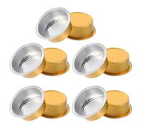 Alipis 10pcs Hair Removal Waxing Bowls Made of Aluminium Foil with Large Capacity and Fast Heat Melting, Dishwasher Washable, for Face and Nose Wax Warmer Use at Home