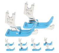 Alipis 10pcs Industrial Sewing Machine Right Narrow Presser Feet with Integrated Thread Cutter for Accurate Edge Sewing Versatile Compatibility for Single Needle Tailoring Machines