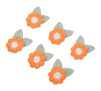 Alipis 10pcs Iron on Applique DIY Flower Patches Cloth Embroidery Cover Holes Personalize Clothing Beautiful Bright-Colored Outlook for Dresses and Clothing