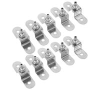 Alipis 10pcs Metal Ceiling Hook: Wire Rope Hardware - Ceiling Plate for Hanging Lights - Cable Suspension Mounting Plate for DIY Home Art Lighting Projects