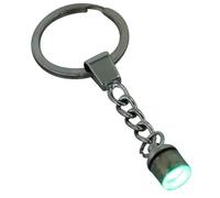 Alipis 10pcs Mini LED Keychain Ring Portable Tiny Flashlight Key Torch for Outdoor Use Plastic and Iron Material Birthday Party Favor and Key Decoration Random Color