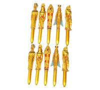 Alipis 10pcs Pharaoh Ballpoint Pens for Students and Office, Creative School Stationery Bulk Set, Smooth Writing Ink with Unique Egyptian Design Random Style