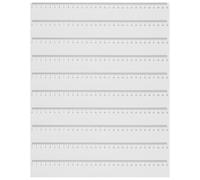 Alipis 10pcs Plastic Math Ruler: Office Geometry Ruler Professional Drawing Drafting Tool for Engineer Measurement and Design Drawing