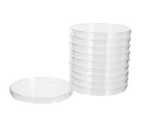 Alipis 10pcs Plastic Petri Dishes with Lids Laboratory Culture Plates for Microbiology Tissue and Cell Culture Compatibility Lightweight and Spacious Design