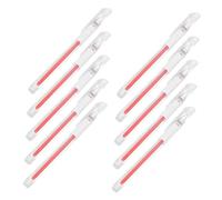 Alipis 10pcs Portable Marking Pens Red Fine Tip Eyebrow Positioning Pens for Tattooing Surgery Professionals Non-fading Skin Markers