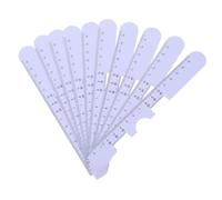 Alipis 10pcs Pupillary Distance Ruler for Optometrists Accurate Pd Measurement Tool for Eyeglass Fitting Portable Pupillometer with Clear Visible Scale Markings Suitable for Optical