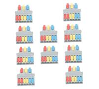 Alipis 10pcs Quick Splice Wire Connector Electrical Terminal Blocks for Motor Power Supply Home Appliance Wiring Plastic Shell with High Temperature Resistance and Screw Fixing
