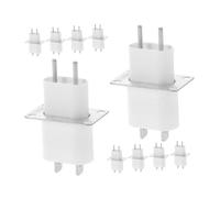Alipis 10Pcs Replacement Magnetron Socket with Through Core Capacitor for Microwave Oven Filament Terminal Pin Enhanced Circuit Stability Compact and Lightweight Design for Easy
