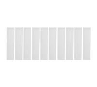 Alipis 10pcs Silicone Bookmark Molds for DIY Bookmark Making, Reusable and Flexible Rectangle Casting Moulds for Handbag and Jewellery Craft Supplies