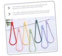 Alipis 10Pcs Silicone Phone Lanyard Chains with Woven Texture Lightweight Wear-resistant Cellphone Hanging Ropes in Multi-color for Comfortable Carry and Stylish Decoration