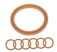 Alipis 10pcs Silicone Sealing Rings for Bottle Lid Milk Tea Replacement Gaskets Flexible Lid Seal Replacement for Water Bottle for Home Use