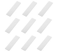 Alipis 10pcs Stainless Steel Name Badge Blank Stainless Steel Name Badge Base 3.5x2.0x0.1inch Comfortable Wearing Experience Versatile Use Office for Doors Employee Id Tags