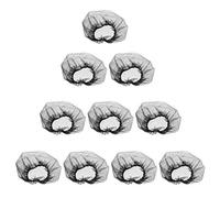 Alipis 10pcs Stretchy Hair Net Cap in Black, Comfortable Nylon Net Dome Cap with Breathable Mesh, Wig Accessory for Women during Hairdressing Or Shampoo