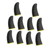 Alipis 10pcs Sweat Gaming Finger Cots Flexible Touchscreen Finger Covers for Mobile Gaming for Phone Controller Use