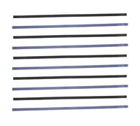 Alipis 10pcs Table Tennis Racket Side Tape 0.8cm Black Blue Paddle Edge Guard Pu Fabric Adhesive Protective Strip for Pickleball and Training Use