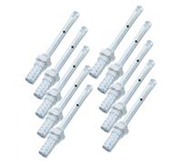 Alipis 10pcs Truck Tire Cooling Water Spray Nozzles High Pressure Resistant Metal Sprayer Tips for Long Distance Transport Vehicles Brake Stability and Blowout Prevention
