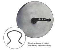 Alipis 10pcs Universal Metal Car Window Handle Retainer Clips Replacement Clamp for Door Crank Glass Fixing, Car Window Hardware Suitable for Vehicle Repair