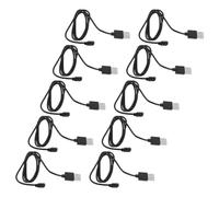 Alipis 10pcs Universal Smartwatch Charging Cable Magnetic USB Cord Black