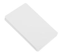 Alipis 10pcs White Blank Membership Cards PVC Material with Strong Durability and Dual-Sided Printable Surface, for Shop Use and Craft Projects