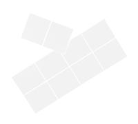 Alipis 10pcs White LED Light Diffuser Film with Self-Adhesive Pet Material 6x6cm Soft Light Diffusing Sheet for Office Lighting and Strip Diffuser Upgrades Glare Reduction and Eyesight