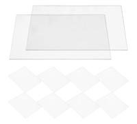 Alipis 10pcs White PC Welding Helmet Lens Replacement with Cover Lens Easy Installation and Stable Performance Suitable for Welding Helmet