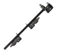 Alipis 12 Inch Solid Thickened Floor Latch Cane Bolt Door Security Bar Slide Bolt Gate Latch for Wood Fences Heavy Duty Gate Hardware Black Finish