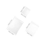 Alipis 120pcs Clear PVC Jewelry Bags Resealable Self-sealing Pouches Anti-tarnish Organizer with Thickened Protection for Necklaces Earrings Storage