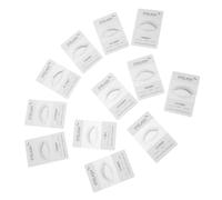 Alipis 12pcs False Lash Exhibit Board Portable Lash Trial Holder Tool with Classic Designs for Professional Makeup Salon Eyelash Display and Try