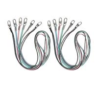 Alipis 12pcs Lanyards for Id Badges - Detachable Elastic Id Badge Holder Neck Strap for Student Card Security Conference Essentials