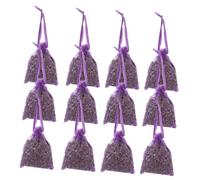 Alipis 12pcs Lavender Sachets for Wardrobe and Office, Gauze Material with Lavender Scent, Suitable for Drawers and Cupboards to Provide Comfort and Decoration, Can Be Placed Anywhere