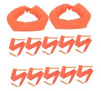Alipis 12Pcs Reflective Traffic Cone Weight Bags for Road Work Circular Sandbags with Enhanced for Construction Parking and Safety Management