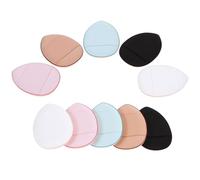 Alipis 12pcs -shaped Powder Puff Lightweight Comfortable Cosmetic Applicators for Face Makeup Precision Nose Wing and Eyes Suitable for Skin Types Random Color
